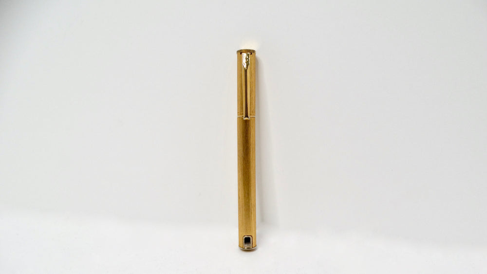 Colibri Gold-Tone Clip Pen-Style Refillable Butane Lighter