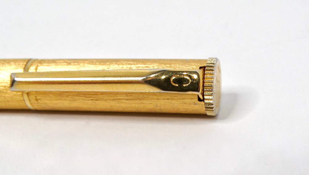 Colibri Gold-Tone Clip Pen-Style Refillable Butane Lighter