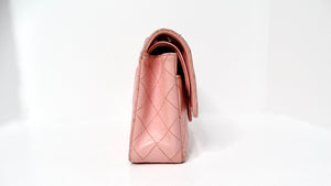 Chanel 2004 Small Pink Caviar Leather Classic Double-Flap Handbag