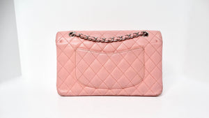 Chanel 2004 Small Pink Caviar Leather Classic Double-Flap Handbag