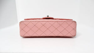 Chanel 2004 Small Pink Caviar Leather Classic Double-Flap Handbag