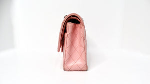 Chanel 2004 Small Pink Caviar Leather Classic Double-Flap Handbag