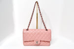 Chanel 2004 Small Pink Caviar Leather Classic Double-Flap Handbag