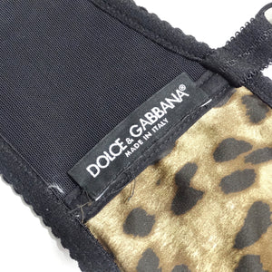 Dolce & Gabbana Patchwork Cropped Bustier