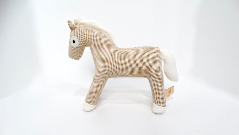 Hermes Cotton Epopee Honore Naturel Horse Plush Toy