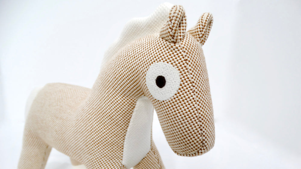 Hermes Cotton Epopee Honore Naturel Horse Plush Toy