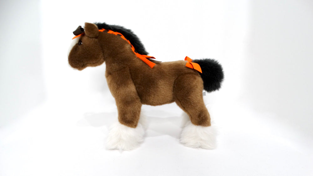 Hermes Cheval Hermy Brown Horse Plush Toy