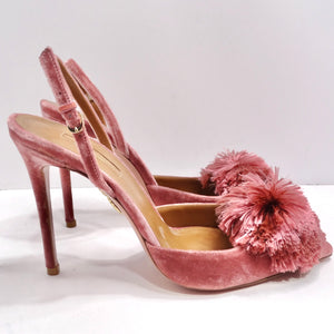 Aquazzura Powder Puff Slingback Heels – Vintage by Misty