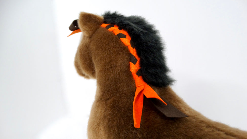 Hermes Cheval Hermy Brown Horse Plush Toy