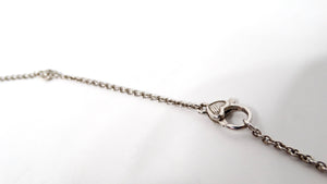 Judith Ripka Long Sterling Silver Chain Necklace With Cubic Zirconia Accents