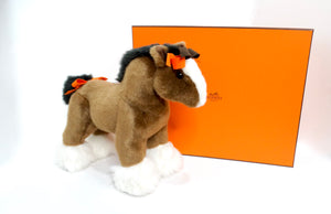 Hermes Cheval Hermy Brown Horse Plush Toy