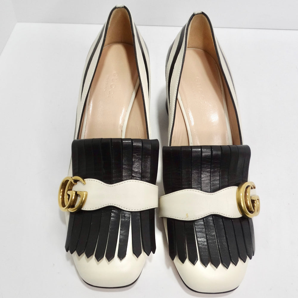 Gucci Marmont Fringe Suede 55mm Loafer