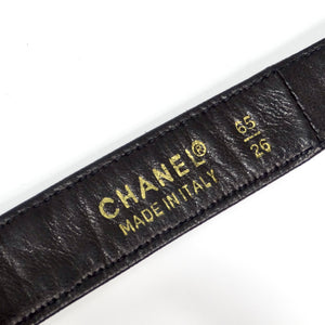 Chanel 1995 Black Caviar Leather Belt Bag