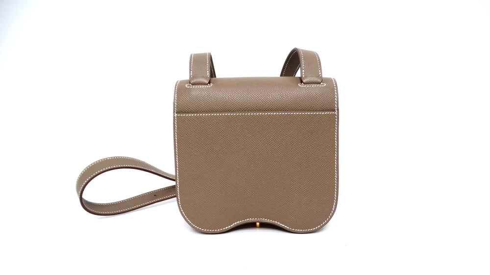 Hermes Epsom Mini Della Cavalleria Eutoupe Crossbody Bag