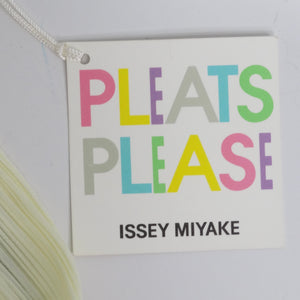 Issey Miyake 90s Pleats Please Mini Dress and Shawl Set Off-White