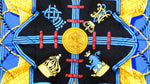 Vintage Hermes "Grand Tenue" Multicolor Print Silk Scarf
