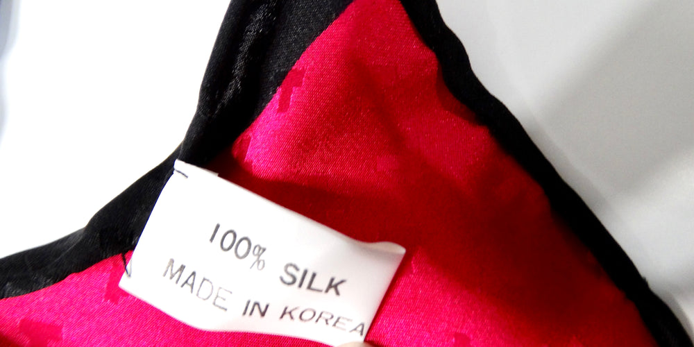 1990s Tiffany & Co Breast & Awareness Multicolor Print Silk Scarf