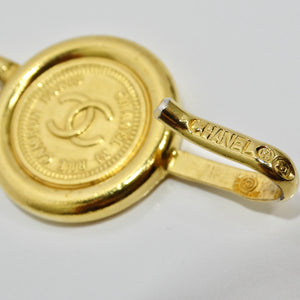 Chanel Spring 1994 Gold Tone CC Medallion Chain Belt