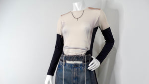 Y/Project x Jean Paul Gaultier Trompe L'oeil Print Maxi Dress