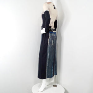 Y/Project x Jean Paul Gaultier Trompe L'oeil Print Maxi Dress