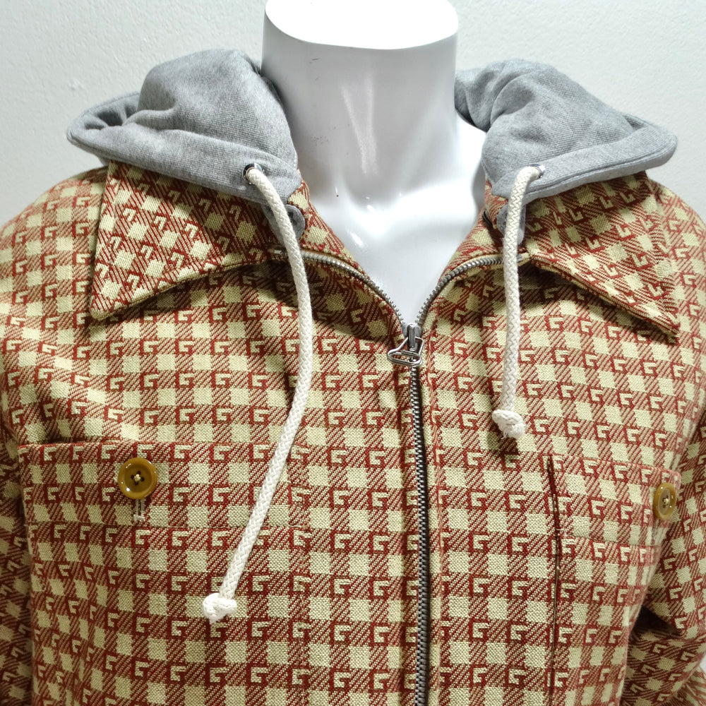 Gucci GG Monogram Hooded Jacket
