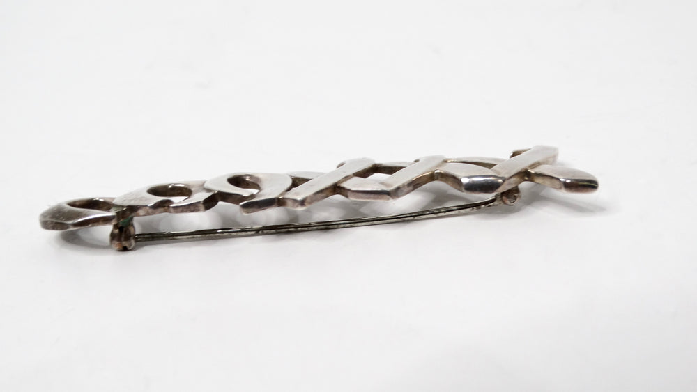 1983 Paloma Picasso for Tiffany & Co. Kisses & Hugs Sterling Silver Brooch