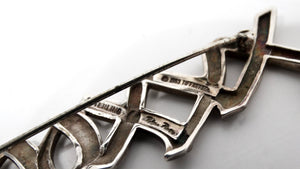 1983 Paloma Picasso for Tiffany & Co. Kisses & Hugs Sterling Silver Brooch