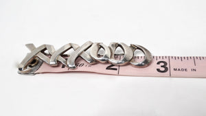 1983 Paloma Picasso for Tiffany & Co. Kisses & Hugs Sterling Silver Brooch