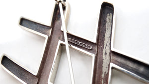 1985 Paloma Picasso for Tiffany & Co. Sterling Silver Hashtag Brooch