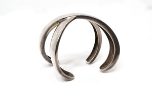 1985 Paloma Picasso for Tiffany & Co. Sterling Silver Graffiti X Cuff Bracelet