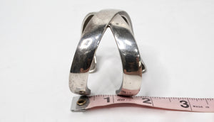 1985 Paloma Picasso for Tiffany & Co. Sterling Silver Graffiti X Cuff Bracelet