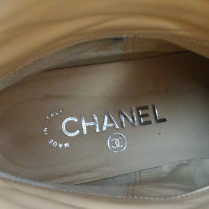 Chanel Two Tone Interlocking C Riding Boots