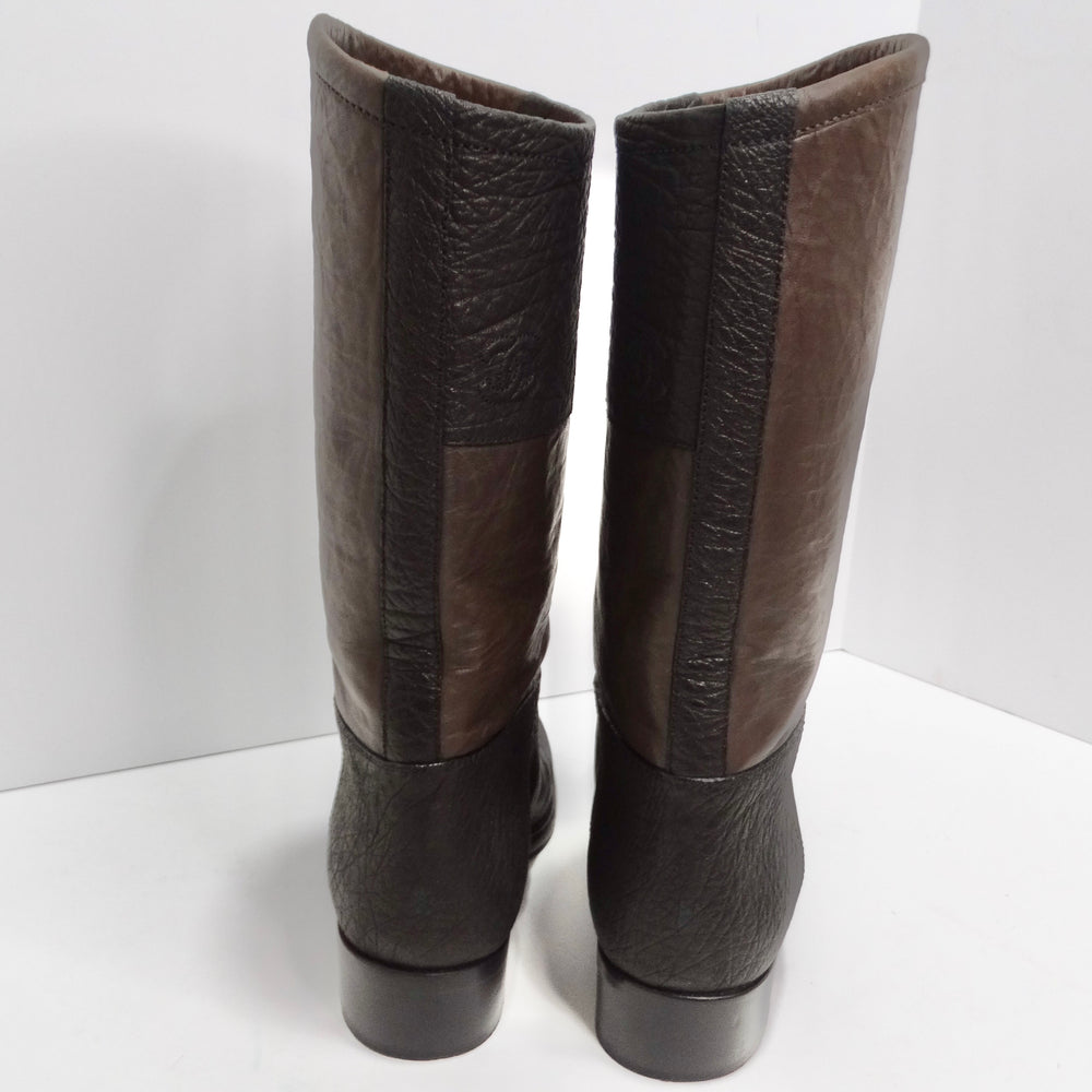 Chanel Two Tone Interlocking C Riding Boots – Vintage by Misty
