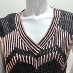 Missoni Pink & Black Sleeveless Knit Mini Dress