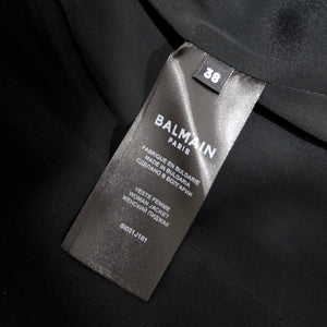 Balmain Pre Fall 2021 Wide Shoulder Star Print Blazer