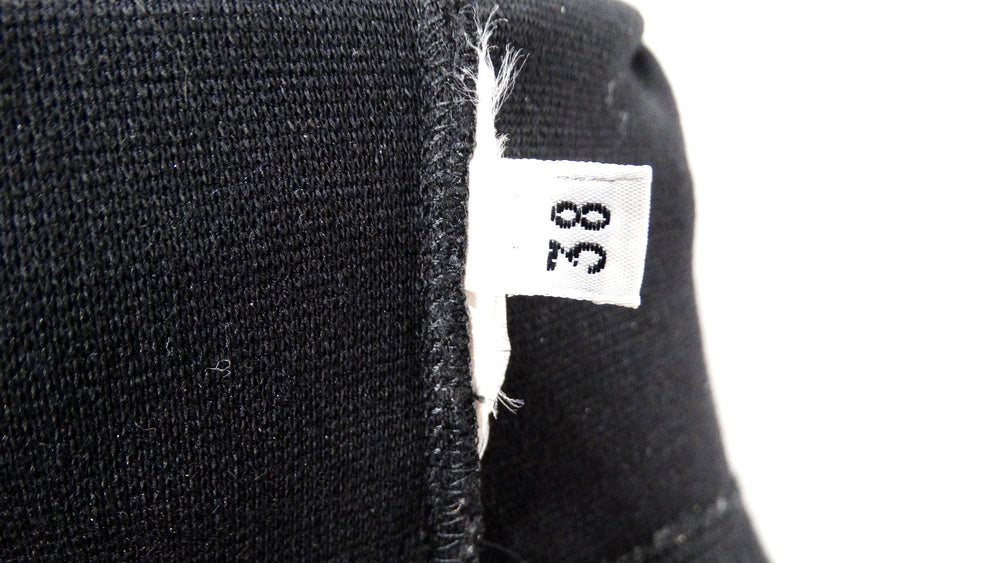 2003 Dolce & Gabbana F/W Runway Black Knit Snap-Up Convertible Dress