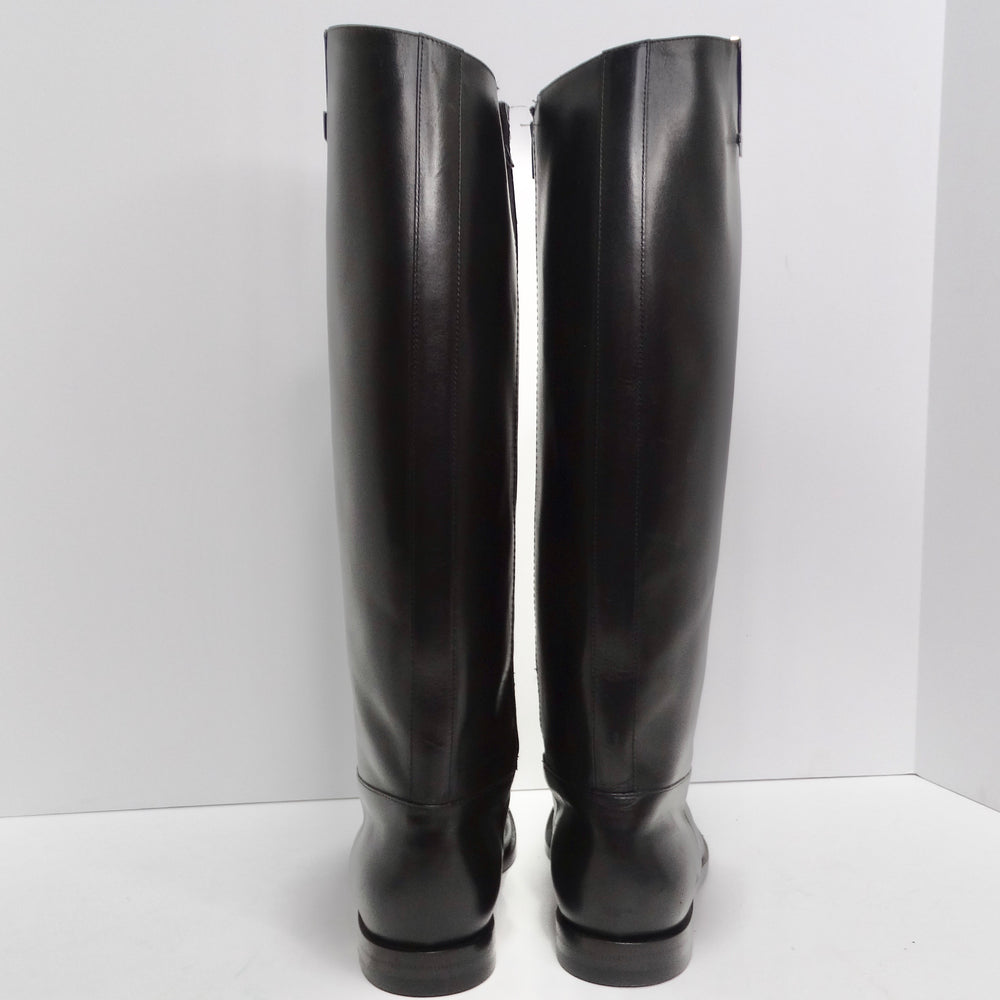 Louis Vuitton LV Monogram Leather Riding Boots - Black Boots, Shoes -  LOU740827