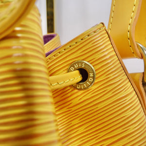 Louis Vuitton Yellow Epi Leather Petit Noe