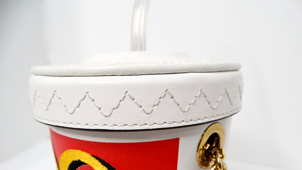 Moschino 2014 McDonald's Cola Cup Leather Crossbody Bag