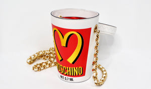 Moschino 2014 McDonald's Cola Cup Leather Crossbody Bag