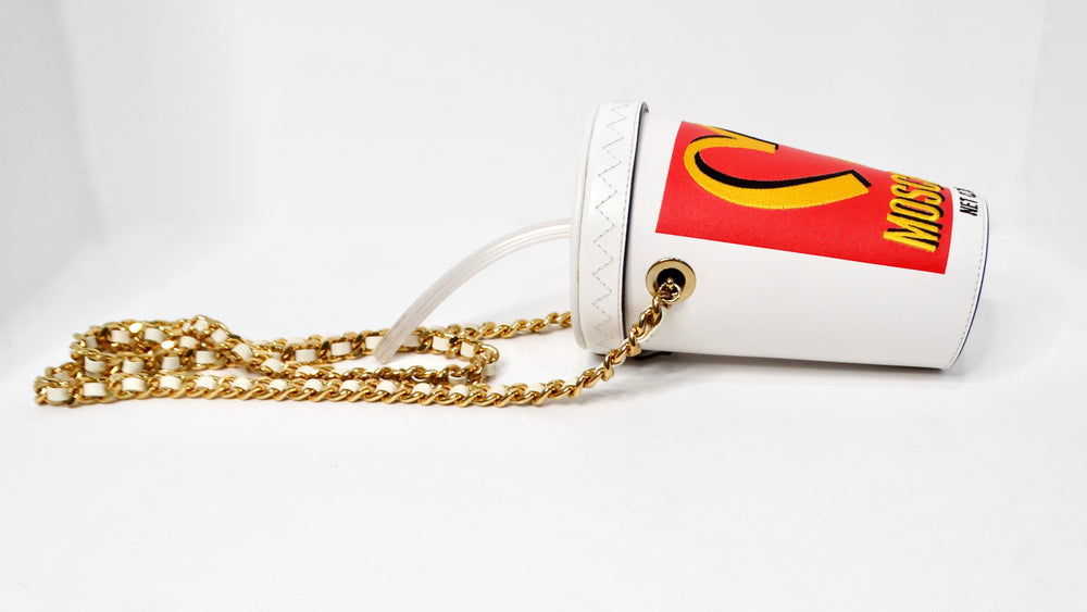 Moschino 2014 McDonald's Cola Cup Leather Crossbody Bag