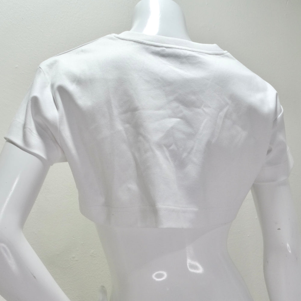 Dolce & Gabbana Kim White Cropped T-Shirt