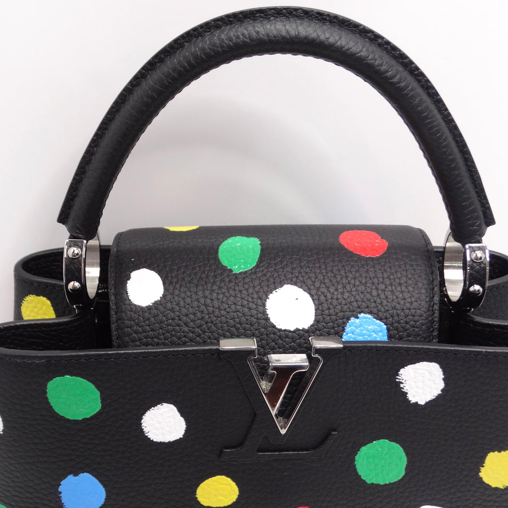 Leather mini bag Louis Vuitton x Yayoi Kusama Multicolour in