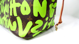2009 Stephen Sprouse for Louis Vuitton Monogram Graffiti Neon Neverfull Tote Bag