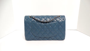 Chanel 2012-13 Medium Lambskin Classic Double-Flap Bag With Silver Hardware