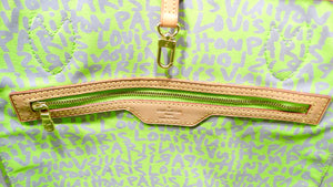 2009 Stephen Sprouse for Louis Vuitton Monogram Graffiti Neon Neverfull Tote Bag