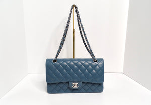 Chanel 2012-13 Medium Lambskin Classic Double-Flap Bag With Silver Hardware