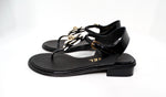 Chanel 2022 Camellia Patent Leather Sandals