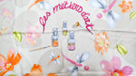Vintage Patek Philippe "Les Metiers D'art" Silk Painted Flowers Print Scarf