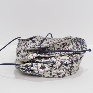 1980s Carlos Falchi Drawstring Crossbody Bag